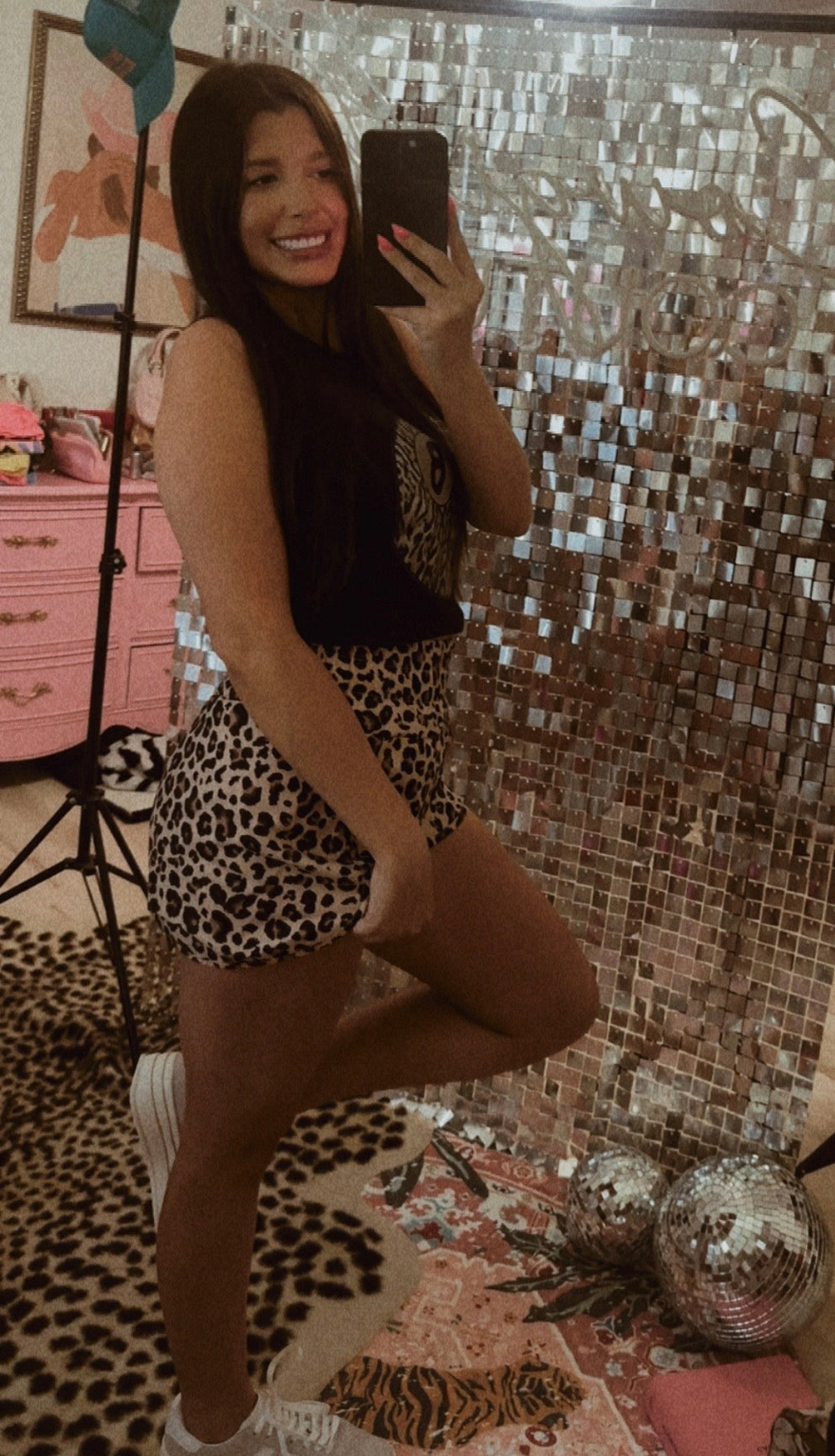 leopard 8 ball tank