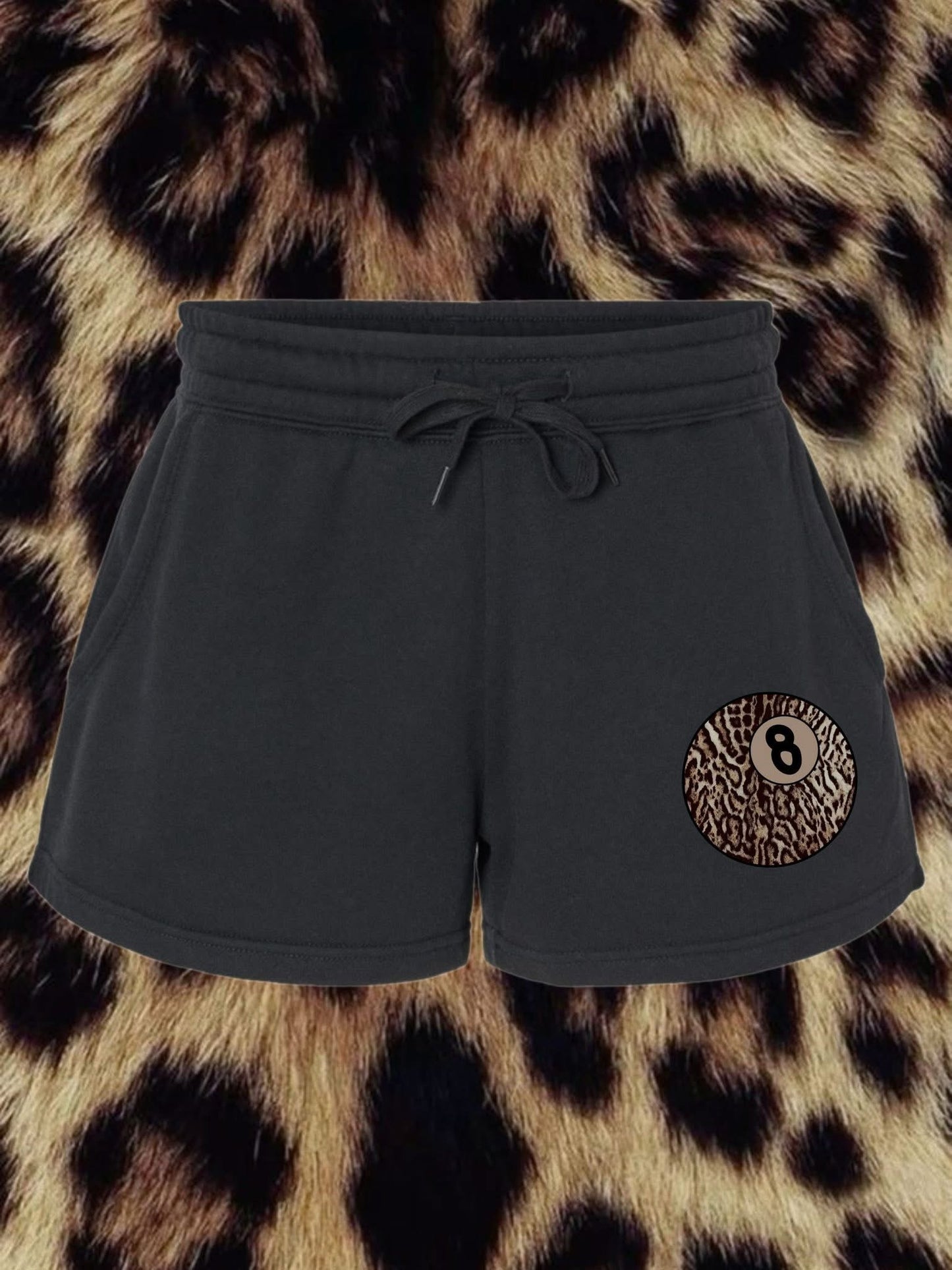 8 ball lucky you shorts