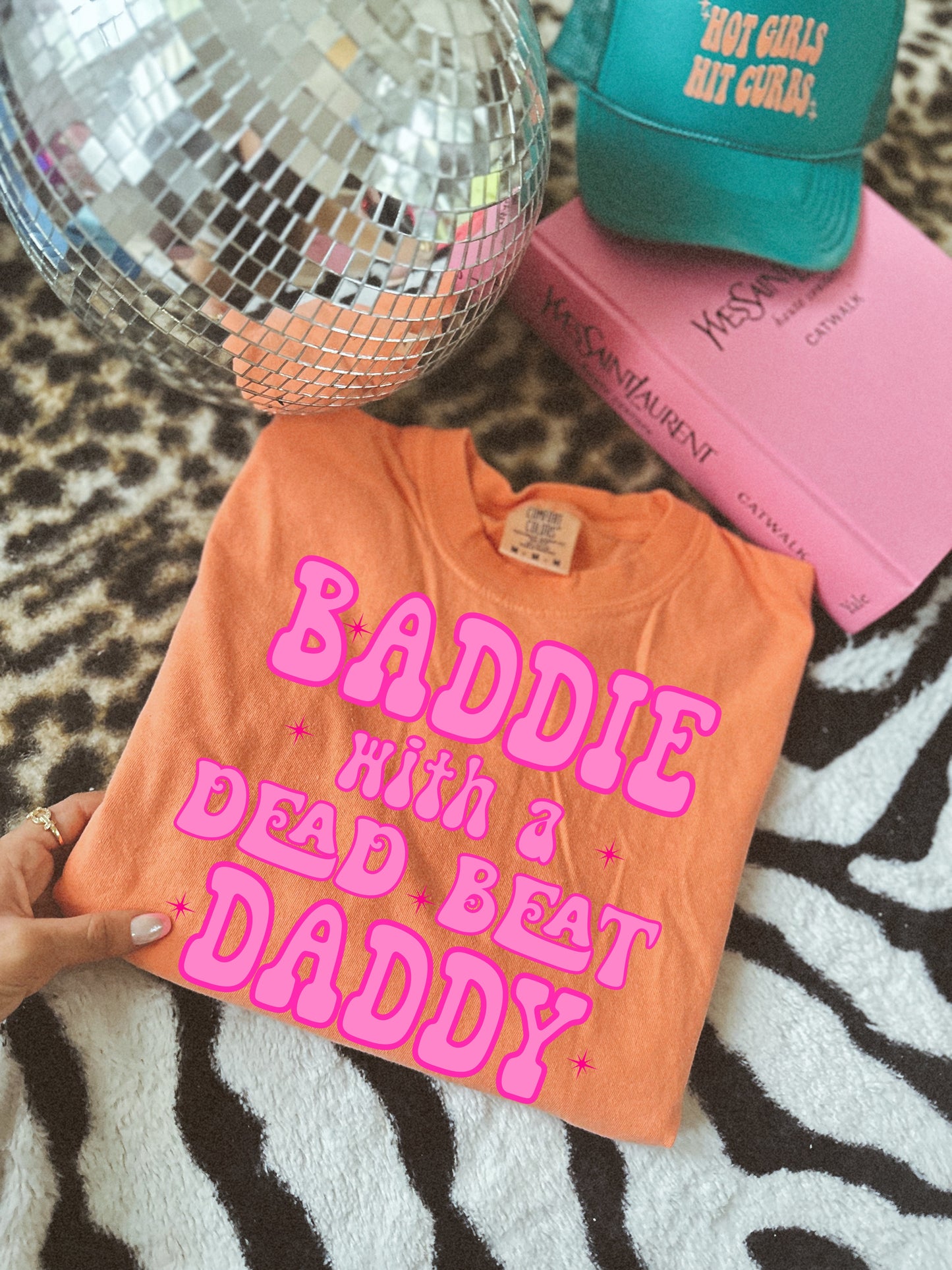 Deadbeat daddy Melon comfort colors tee