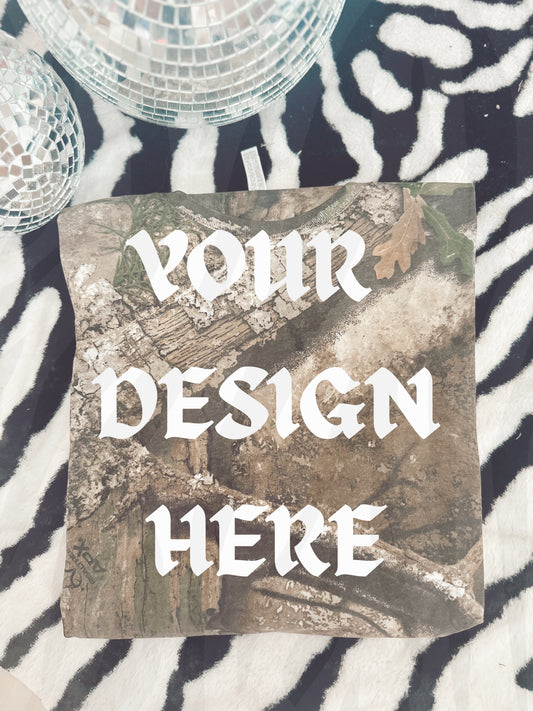 Code Five Camo Tee Mockup