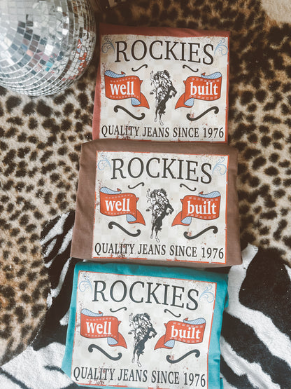 Vintage Rockies Espresso comfort colors tee