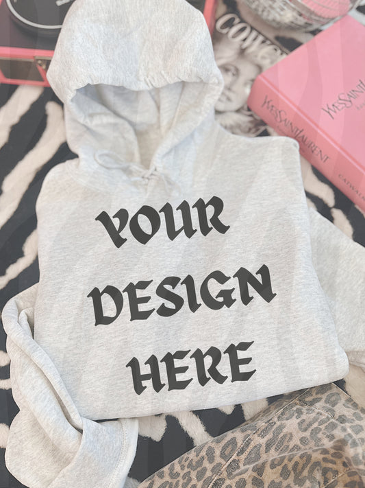 Gildan Ash Hoodie Mockup