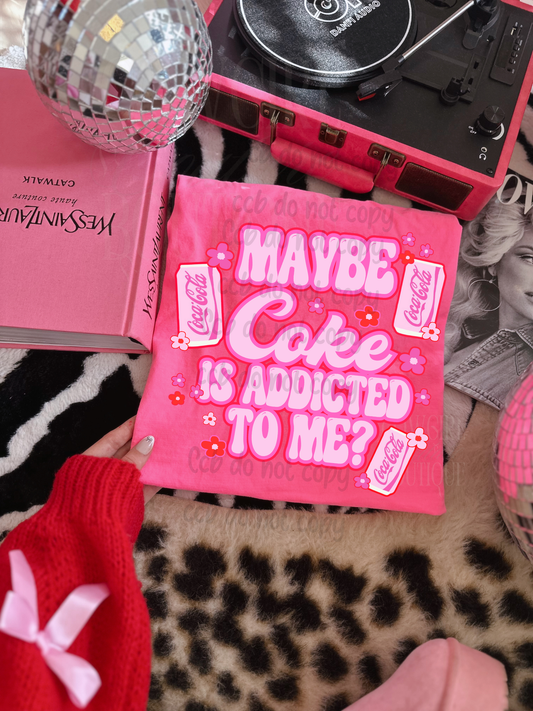 Maybe coke is addicted to me Tee