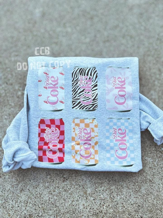 Diet coke cans