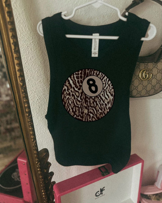 leopard 8 ball tank