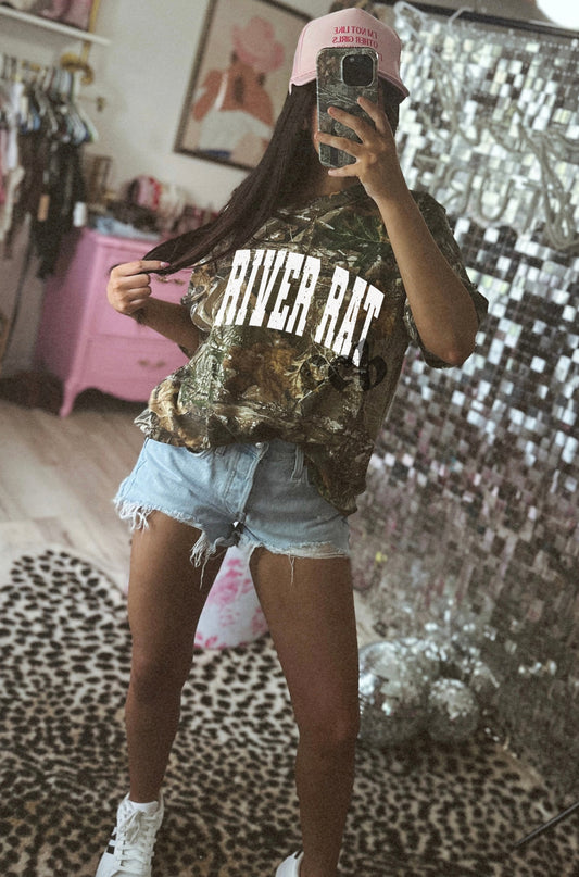 River rat camo tee