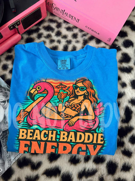 beach baddie pool float royal caribe comfort colors tee